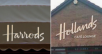 Harrods and Hollands logo